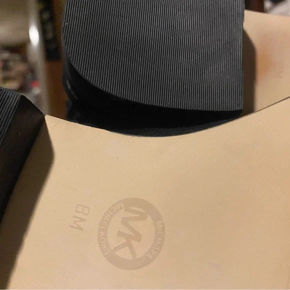 MICHAEL KORS Black Fringe Ankle Booties NWOT - Picture 10 of 15